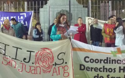 ENTREVISTA A DOLORES CÓRDOBA, SECRET. DE DDHH DEL SiDUNSJ: “LA MARCHA DE AYER FUE BASAL EN LA HISTORIA DEL PUEBLO ARGENTINO”