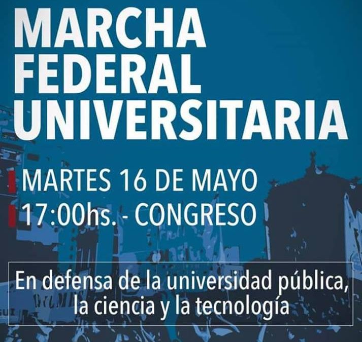 LA CONADU ESPERA PARA MAÑANA UNA MARCHA FEDERAL UNIVERSITARIA MULTITUDINARIA