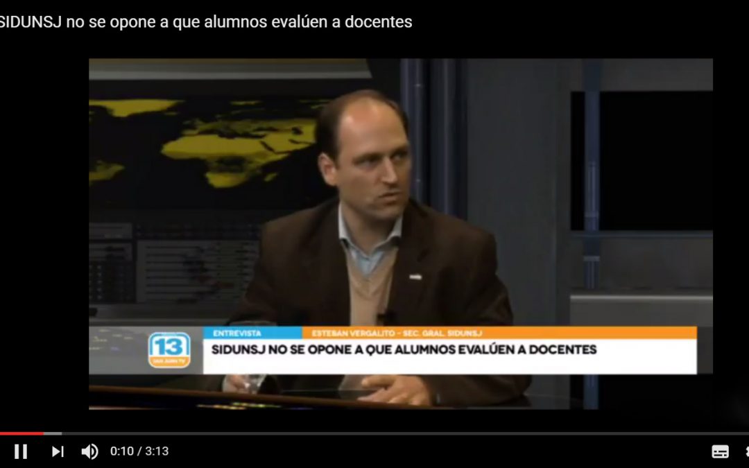 PROYECTO DE CARRERA DOCENTE: ENTREVISTA A ESTEBAN VERGALITO