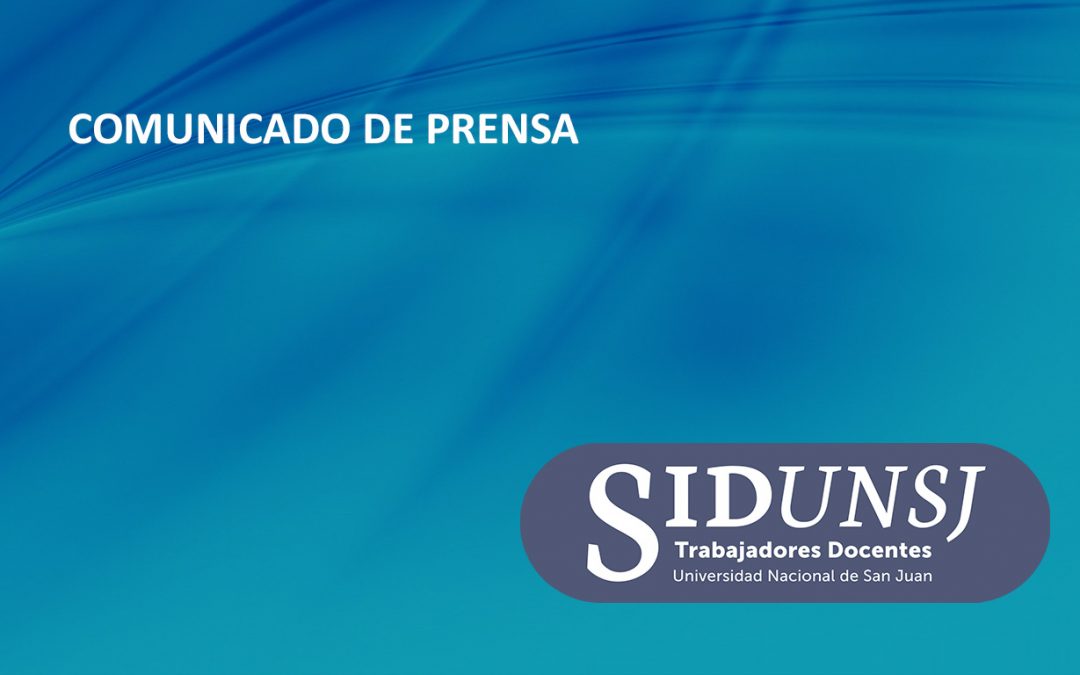 COMUNICADO DEL SIDUNSJ ANTE LA INTENCIÓN DE MODIFICAR EL NOMBRE A LA DIRECCIÓN DE LA MUJER