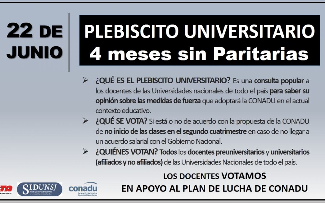 PLEBISCITO UNIVERSITARIO