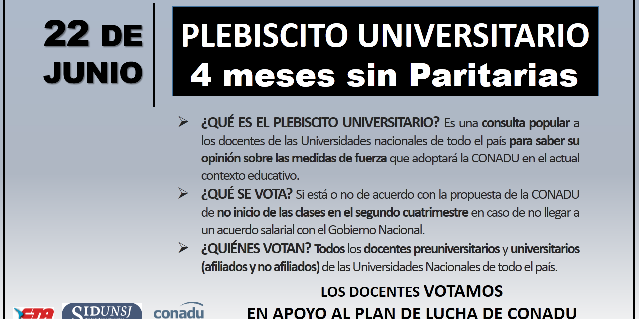 PLEBISCITO UNIVERSITARIO