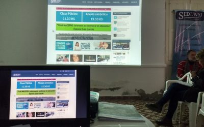 LANZAMIENTO DE WEB DEL SIDUNSJ POR RADIO UNIVERSIDAD