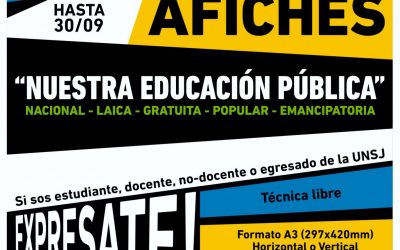 REFORMA DEL 18: LA FAUD ABRE LA CONVOCATORIA PARA LA PRESENTACIÓN DE AFICHES