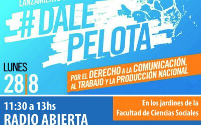 DERECHO A LA COMUNICACIÓN: EL SIDUNSJ-CONADU PARTICIPARÁ EL LUNES DE LA CAMPAÑA «DALE PELOTA»