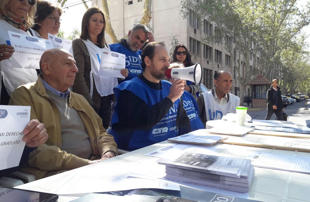 LA POSICIÓN DEL SIDUNSJ SE IMPUSO EN EL CONSEJO SUPERIOR Y LA UNSJ ACORDARÁ CON CONADU Y UDA
