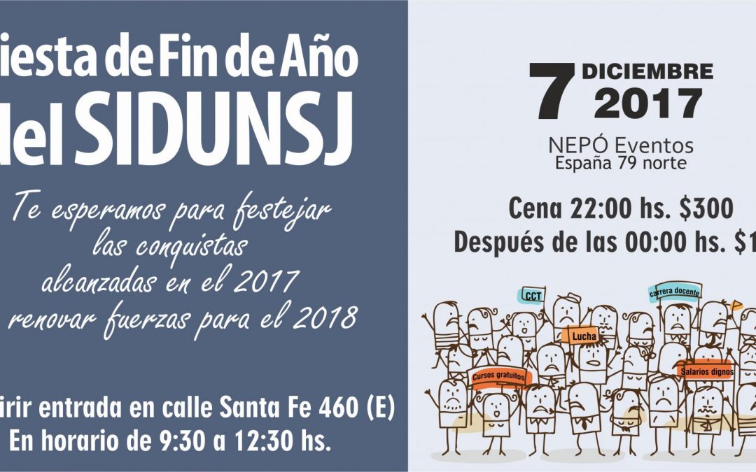 FIESTA DE FIN DE AÑO DEL SIDUNSJ