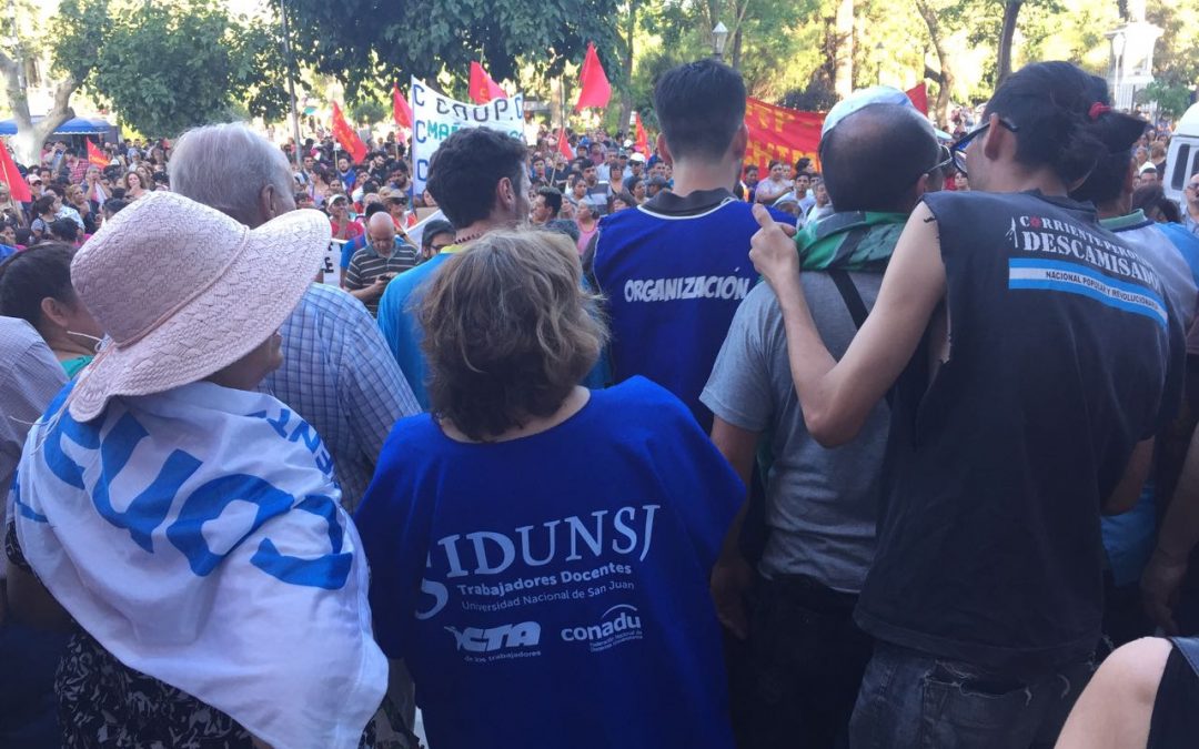 MASIVA JORNADA DE PROTESTA CONTRA EL AJUSTE Y LA REFORMA