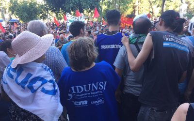 MASIVA JORNADA DE PROTESTA CONTRA EL AJUSTE Y LA REFORMA