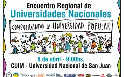 LA UNSJ SE PREPARA PARA EL PRIMER ENCUENTRO REGIONAL DE UNIVERSIDADES NACIONALES