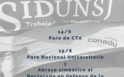 PARO: 14 y 15 de junio
