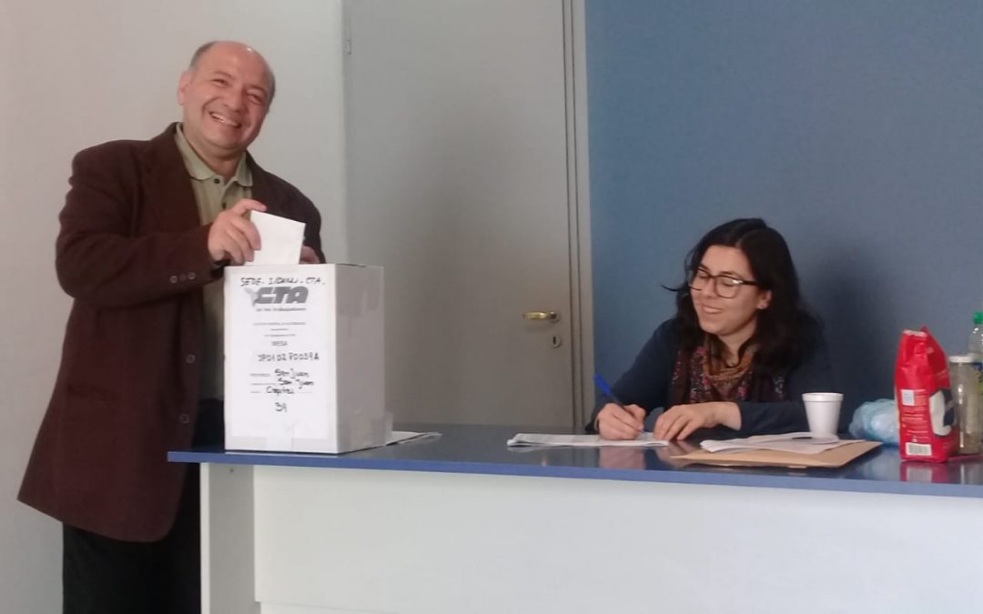 ELECCIONES EN CTA: Ganó la Lista 10 encabezada por Hugo Yasky y Sergio Calderón en San Juan.