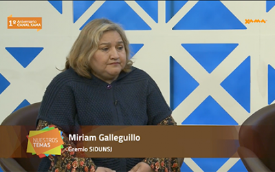 Myriam Galleguillo en «Nuestros Temas» de Canal Xama
