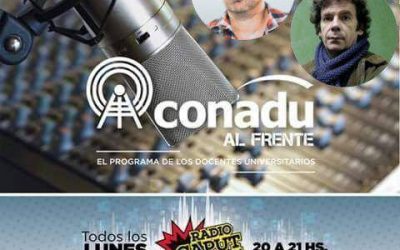 NUEVO HORARIO DE «CONADU AL FRENTE» EN RADIO UNIVERSIDAD