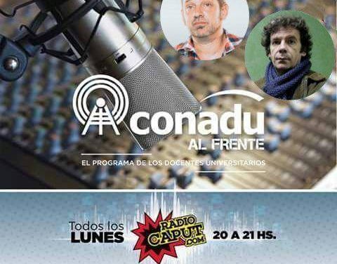 NUEVO HORARIO DE «CONADU AL FRENTE» EN RADIO UNIVERSIDAD
