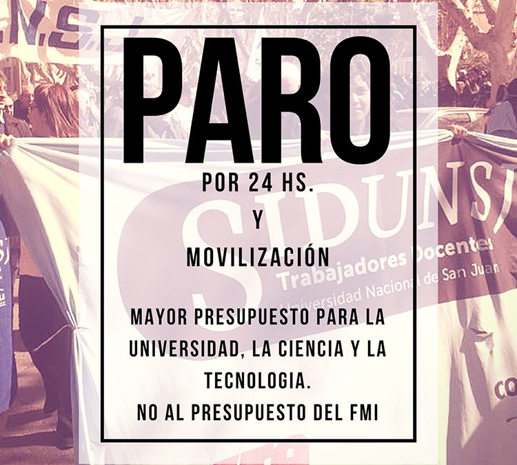 24/ 10 -PARO NACIONAL