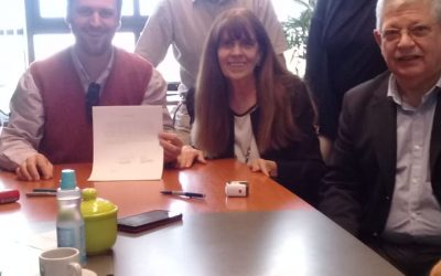 Firma del Acta Acuerdo relativa a los Programa de Capacitación Gratuita y de Capacitación Gratuita en Condiciones y Medio Ambiente de Trabajo.
