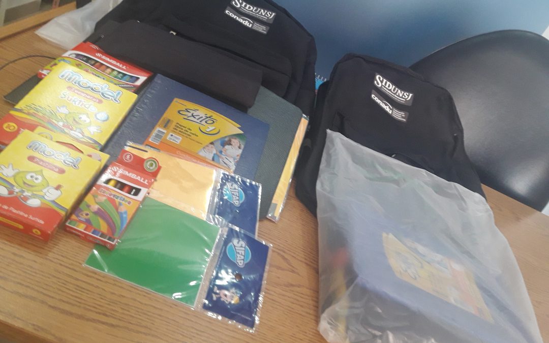 YA ESTÁN DISPONIBLES LAS MOCHILAS  PARA HIJOS DE AFILIADOS
