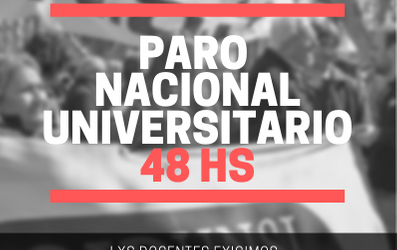 SIDUNSJ CONVOCA A PARO por 48 hs.