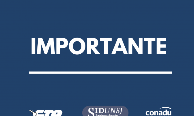 SiDUNSJ-CONADU DEMANDA EL PAGO DE LA RECOMPOSICIÓN SALARIAL DE MARZO Y LA CREACIÓN DE UNA COMISIÓN PARITARIA DE CRISIS