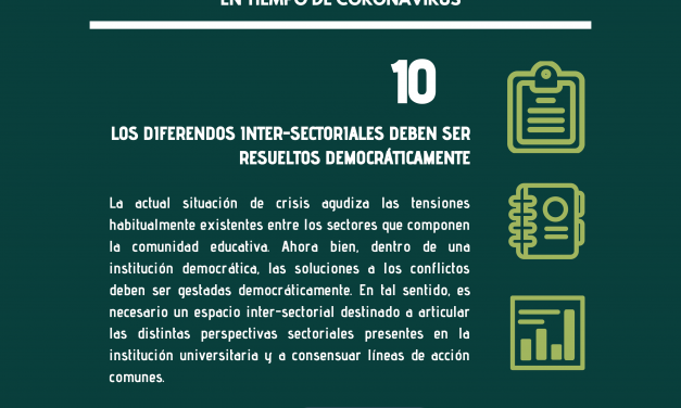 DEFINICIONES POLÍTICO-SINDICALES EN TIEMPO DE CORONAVIRUS