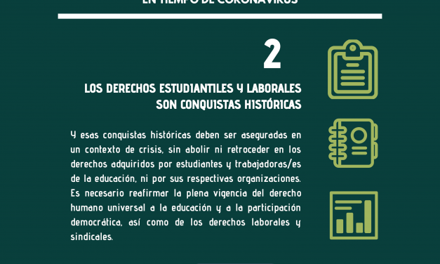 DEFINICIONES POLÍTICO-SINDICALES EN TIEMPO DE CORONAVIRUS