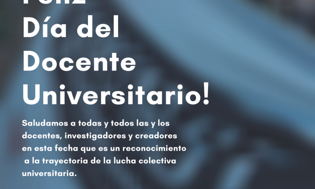15/5  Día del docente Universitario