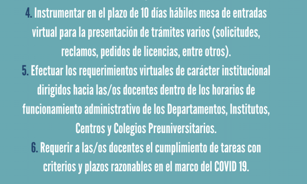 Propuesta del Frente Gremial Docente de la UNSJ para la paritaria Local