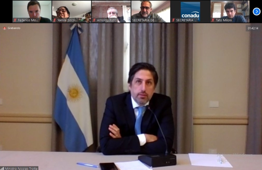 La CONADU intercambió con el Ministro de Educación, Nicolás Trotta, propuestas para la Universidad Pública