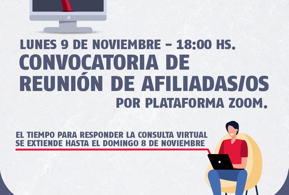 REUNIÓN DE AFILIADOS/AS PARA DEFINIR POSTURA SOBRE MECANISMO DE APLICACIÓN DEL ART. 73 EN LA PARITARIA LOCAL.