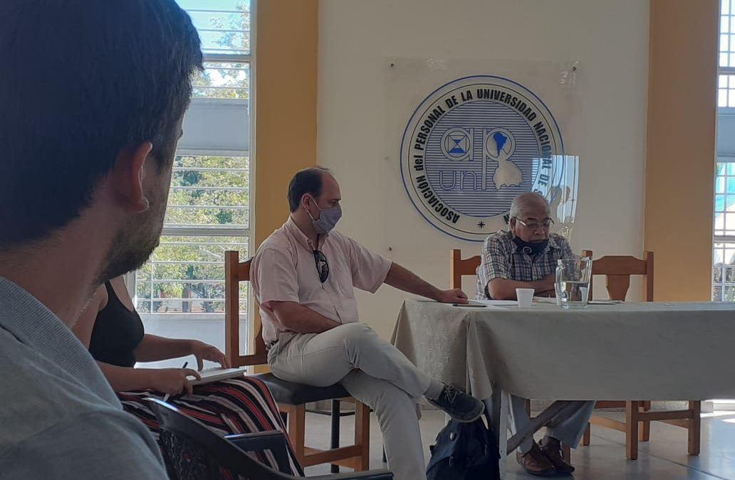 EL FRENTE GREMIAL SE REUNIÓ CON REPRESENTANTES ESTUDIANTILES PARA AVANZAR EN LA SEMIPRESENCIALIDAD