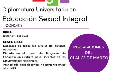 DIPLOMATURA UNIVERSITARIA EN EDUCACIÓN SEXUAL INTEGRAL