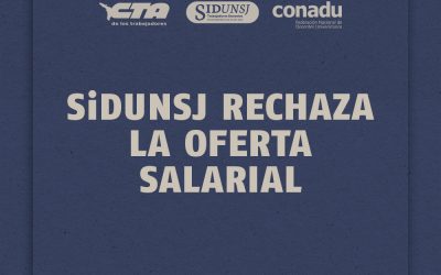 SiDUNSJ RECHAZA LA OFERTA SALARIAL