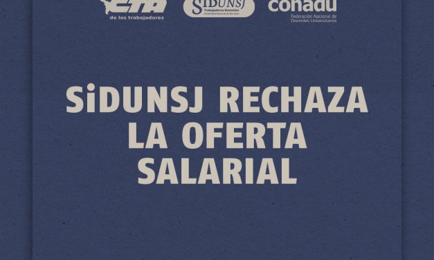 SiDUNSJ RECHAZA LA OFERTA SALARIAL