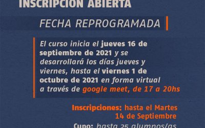 ATENCIÓN DOCENTES DE LA UNSJ: INSCRIPCIÓN ABIERTA PARA EL CURSO GRATUITO “POLÍTICA(S) DE LA LITERATURA”