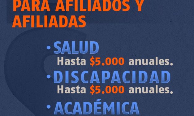 ¡ATENCIÓN AFILIADOS Y AFILIADAS! YA PUEDEN SOLICITAR LAS AYUDAS ECONÓMICAS 2022