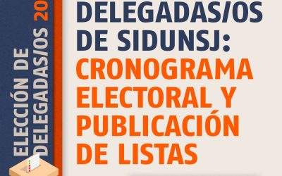 ELECCIÓN DE DELEGADAS/OS