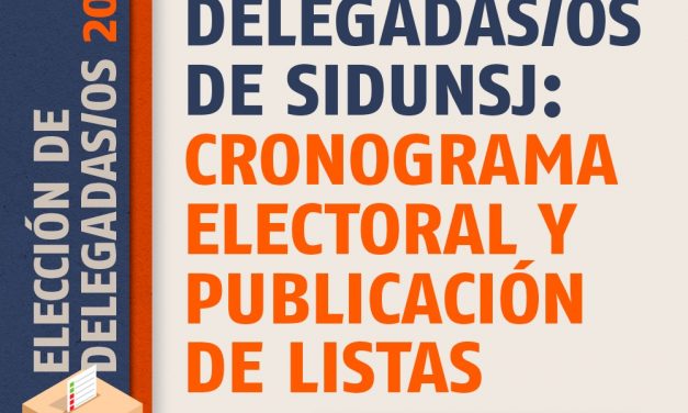 ELECCIÓN DE DELEGADAS/OS