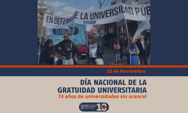 74 AÑOS DE UNIVERSIDADES SIN ARANCEL