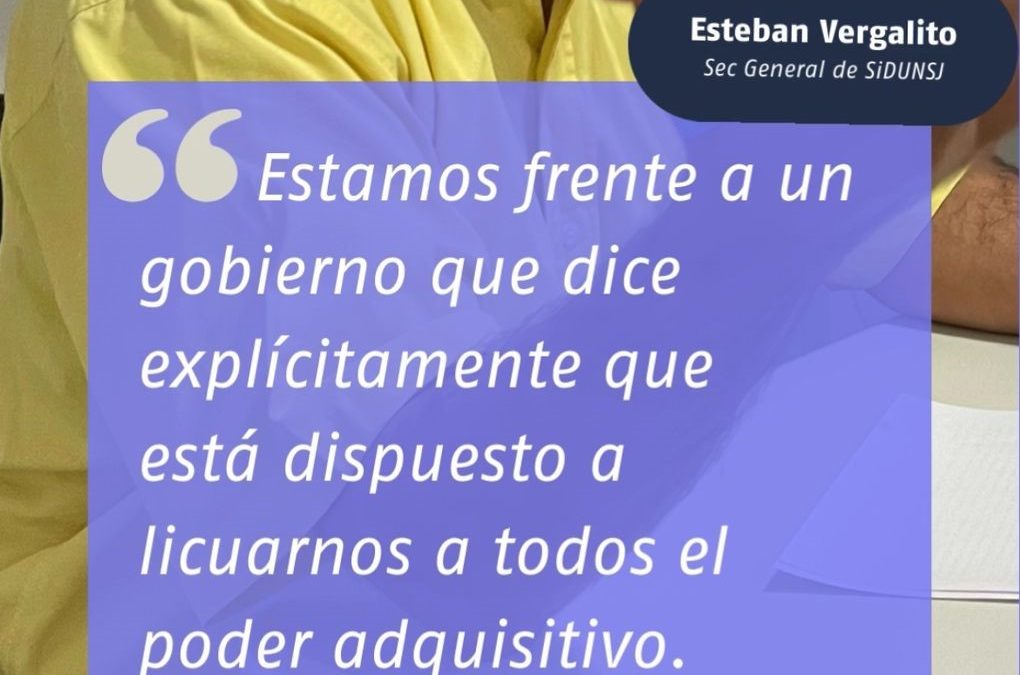 ESTAMOS ANTE UN GOBIERNO QUE DICE EXPLÍCITAMENTE QUE ESTÁ DISPUESTO A LICUARNOS A TODOS EL PODER ADQUISITIVO