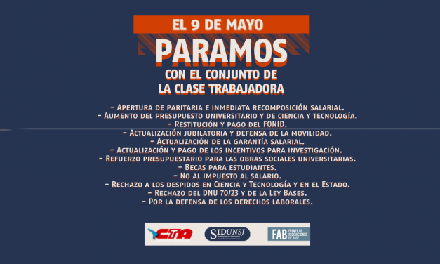 9 de mayo PARAMOS CON EL CONJUNTO DE LA CLASE TRABAJADORA