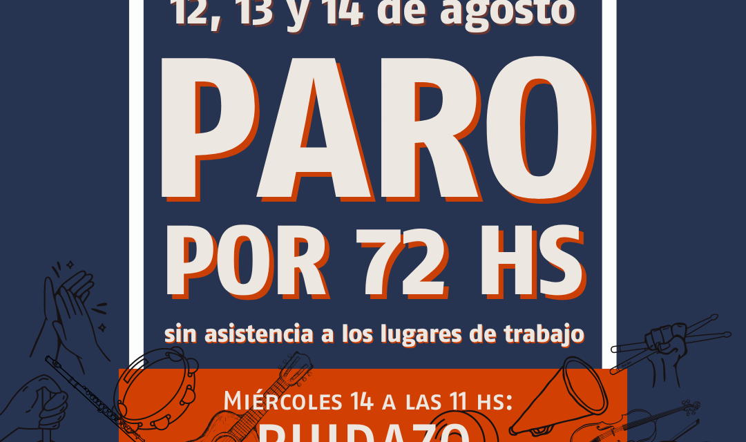 PARO POR 72 HS Y RUIDAZO: SIN BECAS NI SALARIOS DIGNOS, NO HAY UNIVERSIDAD PÚBLICA DE CALIDAD