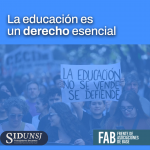 La educación es un derecho esencial y estratégico