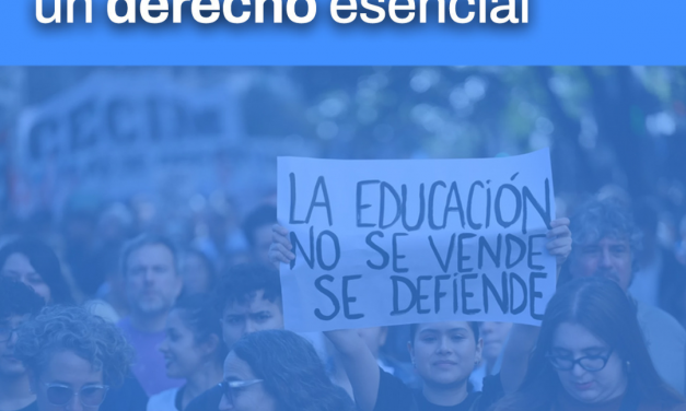 La educación es un derecho esencial y estratégico