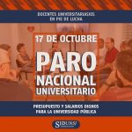 PARO TOTAL JUEVES 17 DE OCTUBRE