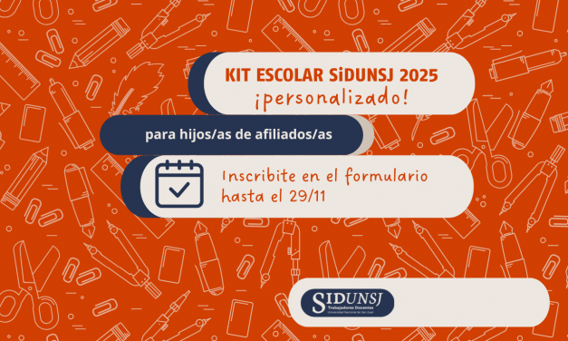 KIT ESCOLAR 2025 ¡PERSONALIZADO!