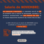 SALARIO DE NOVIEMBRE