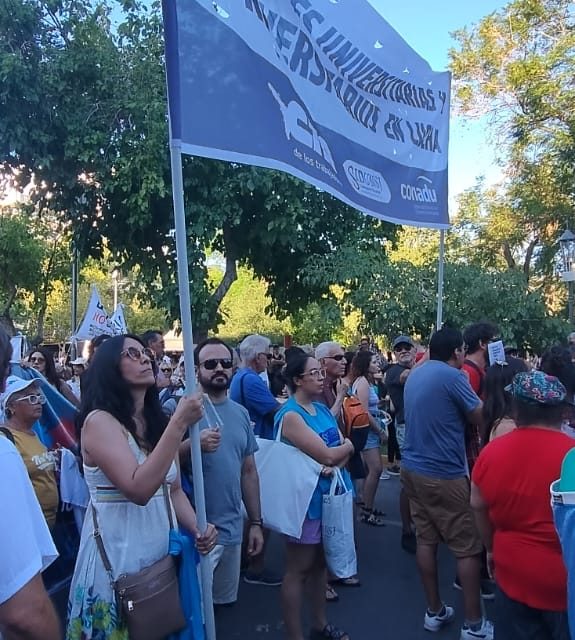 SiDUNSJ participó de la Marcha Disidente