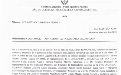 SiDUNSJ conquistó el pago de suplencias y una nueva normativa para los cargos RACE en los IPUs