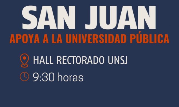 SAN JUAN APOYA LA UNIVERSIDAD PÚBLICA